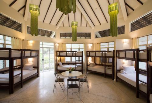 Postel nebo postele na pokoji v ubytování Eco Resort Chiang Mai