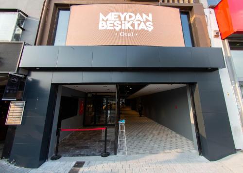 a sign for a mexican restaurant on a building at Meydan Besiktas Hotel in Istanbul