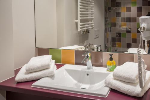 Koupelna v ubytování Explorer Hotel Kitzbühel