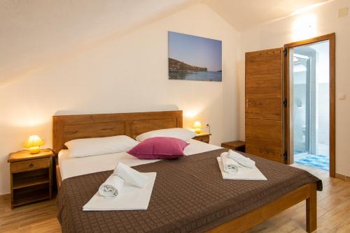 Postel nebo postele na pokoji v ubytování Villa Anita