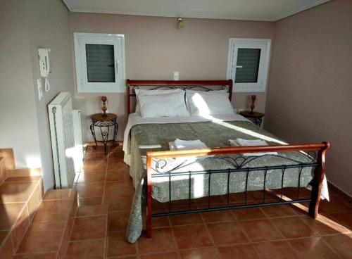 Postel nebo postele na pokoji v ubytování Relaxing Villa with Swimming Pool and Garden