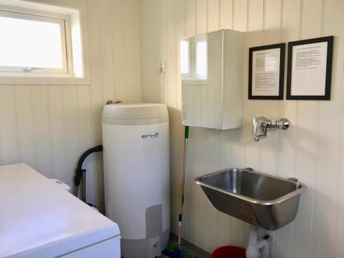 Koupelna v ubytování Hindrum Fjordsenter