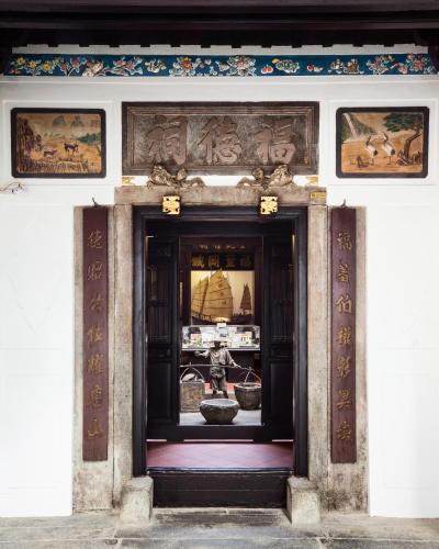 an entrance to a building with a doorway at AMOY by Far East Hospitality in Singapore