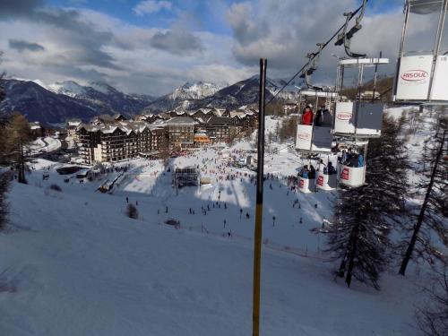 Appart 4 p pied des pistes Risoul 1850 semasa musim sejuk