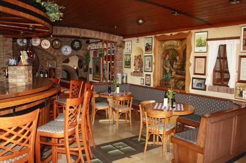 Lounge nebo bar v ubytování Privathotel Brügges Loui