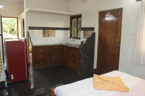 Dapur atau dapur kecil di Dsilva Residence
