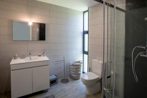 Koupelna v ubytování Casa da Bi