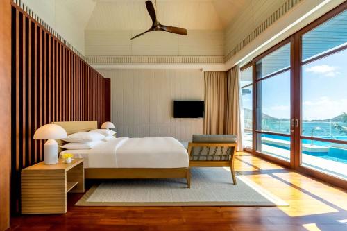 Giường trong phòng chung tại Park Hyatt St. Kitts