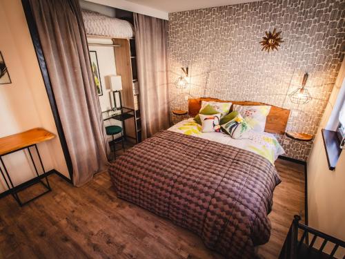 Katil atau katil-katil dalam bilik di Saint-Quirin Garden Stay