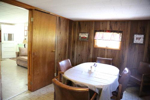Dining area at the motel