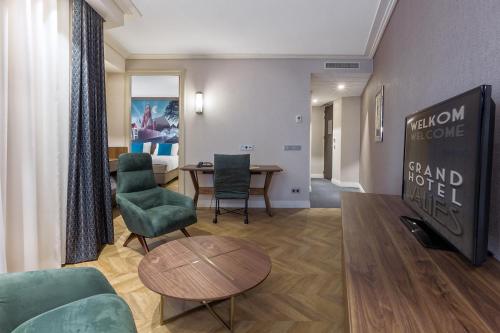Posezení v ubytování Grand Hotel Valies
