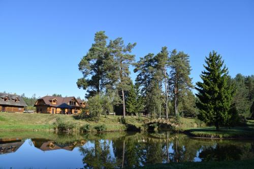 Kraštovaizdis prie of the country house