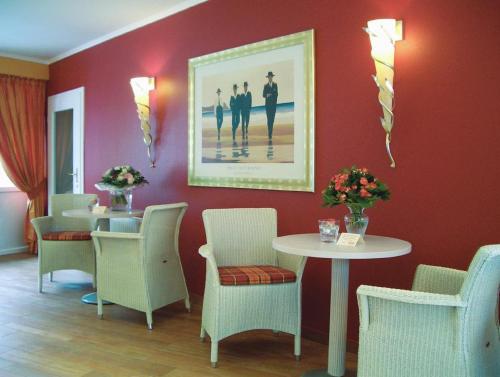 Uma área de estar em Sylthotel Raffelhüschen Garni