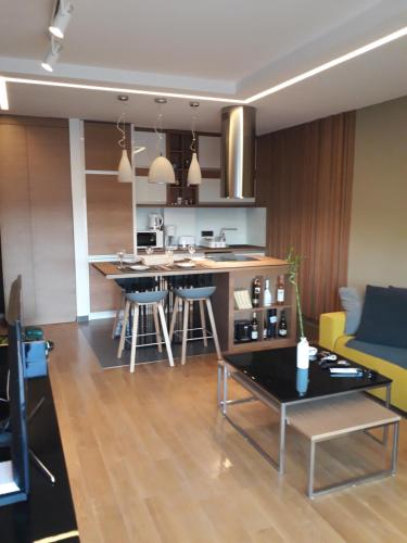 מטבח או מטבחון ב-Apartman Prestige Center