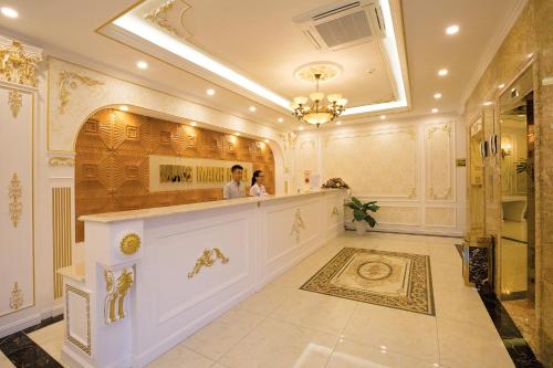 Ванная комната в Hùng Mạnh Plaza Hotel