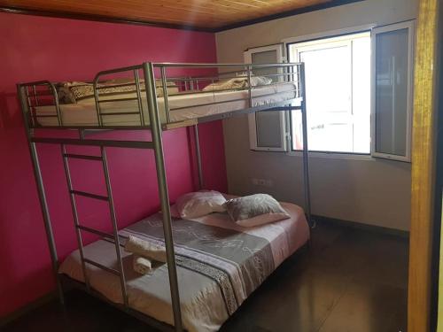 Postel nebo postele na pokoji v ubytování LILIE97418 VILLA 14 PERSONNES