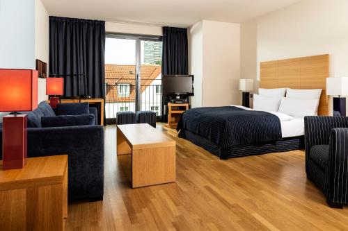 Гостиная зона в Clipper Boardinghouse - Hamburg-Holzhafen