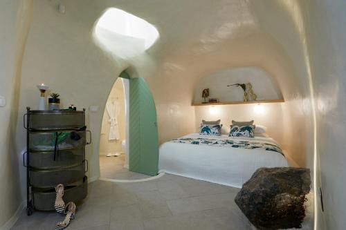 Krevet ili kreveti u jedinici u objektu Gitsa Cliff Luxury Villa