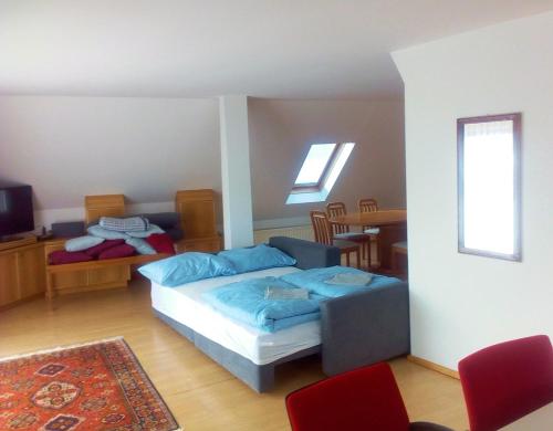 Ένα ή περισσότερα κρεβάτια σε δωμάτιο στο Apartment on Johannes-Gasse