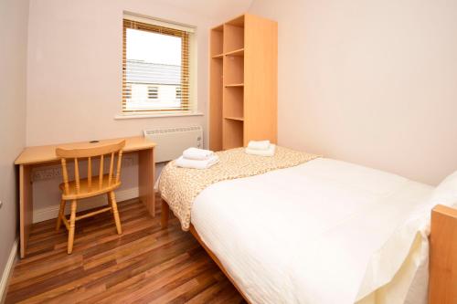 Кровать или кровати в номере Apartment 714 Letterfrack
