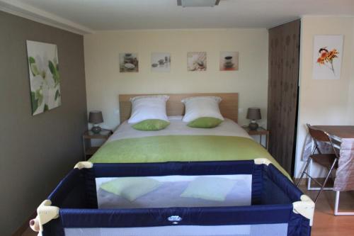Ένα ή περισσότερα κρεβάτια σε δωμάτιο στο Chambre d'hotes Antony