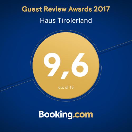 a yellow circle with the number on it at Haus Tirolerland in Oetz
