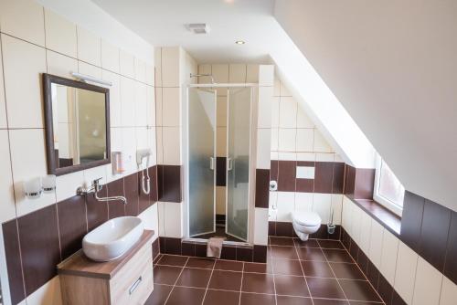 Ванная комната в Penzion Eduard