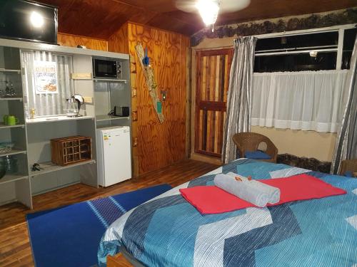 Kuchyň nebo kuchyňský kout v ubytování Thandamanzi Self Catering