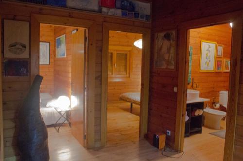 Postel nebo postele na pokoji v ubytování Beewood