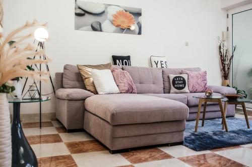 Posezení v ubytování Apartments Nora