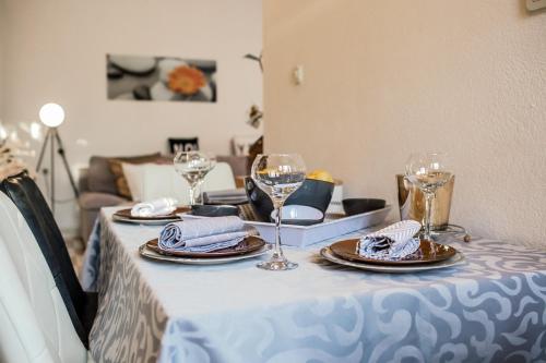 Posezení v ubytování Apartments Nora