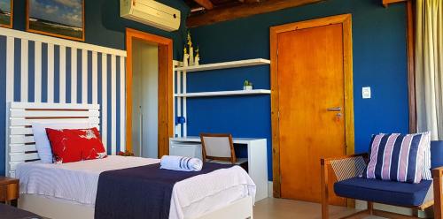 Postel nebo postele na pokoji v ubytování Villa Bali, Praia do Forte