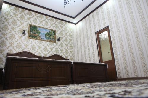 Χώρος καθιστικού στο Hotel Naxshab
