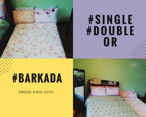 a bedroom with a bed with a single double or at Albergo Condotel - AB Pagadian Enterprise in Baguio
