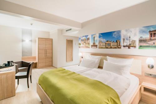 Ένα ή περισσότερα κρεβάτια σε δωμάτιο στο Best Western Hotel Kantstrasse Berlin