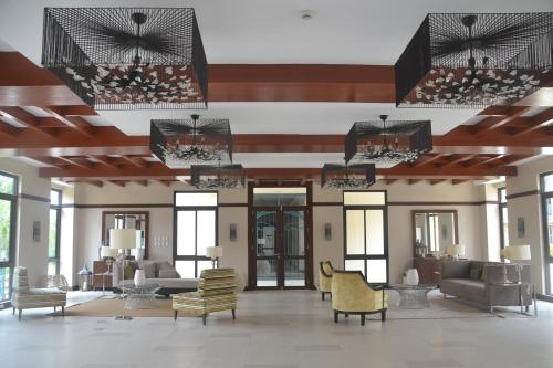 Ruang duduk di Amalfi Oasis