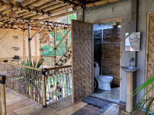 Kúpeľňa v ubytovaní Bamboo & B
