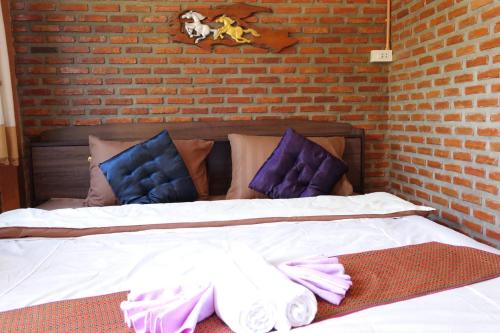 Cama o camas de una habitación en Khai Mook Homestay