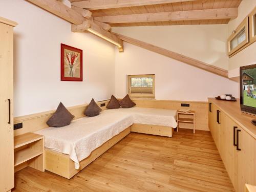 Postel nebo postele na pokoji v ubytování Gästehaus Renate