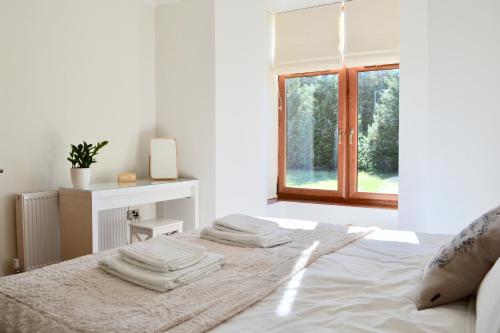 Katil atau katil-katil dalam bilik di Millbank Cottage