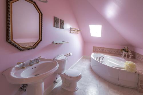 Koupelna v ubytování Amethyst Inn