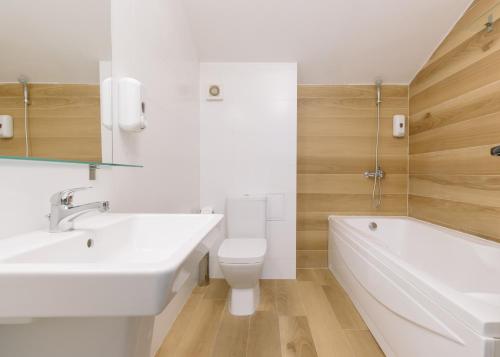 Ванная комната в Eco Hotel Zdravetz