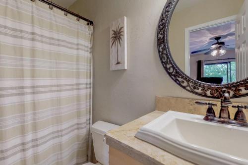 A bathroom at Gulf Winds #39