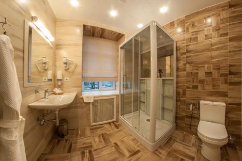 Ванная комната в Отель Скандинавия