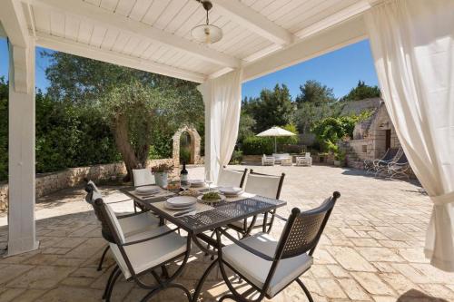 Kawasan patio atau luaran di Trullo Dei Messapi