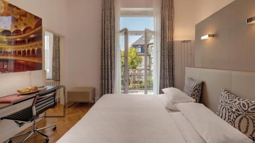 Boutiquehotel Dreesen - Villa Godesbergにあるベッド