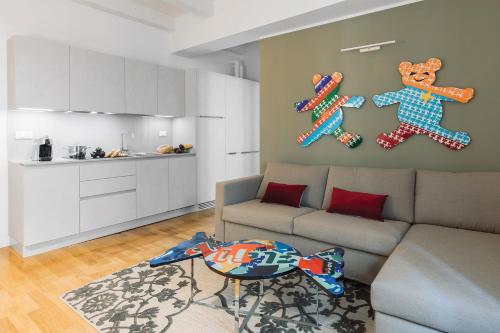 Η κουζίνα ή μικρή κουζίνα στο Residence le Porte