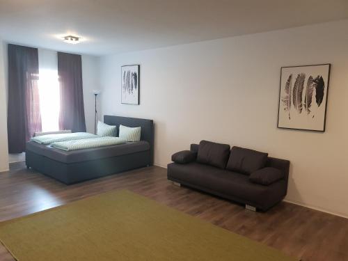 Istumisnurk majutusasutuses Apartmens Center Nürnberg