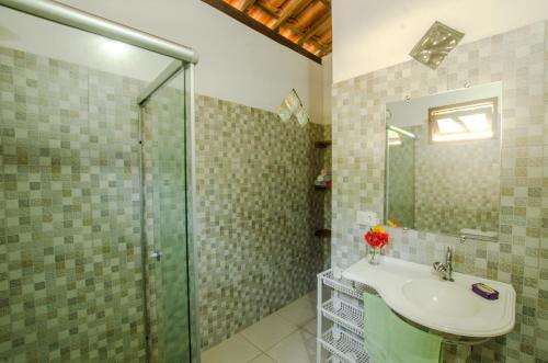 ห้องน้ำของ Casa da Pipoca