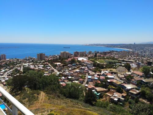 Departamento familiar en Viña del Mar a vista de pájaro